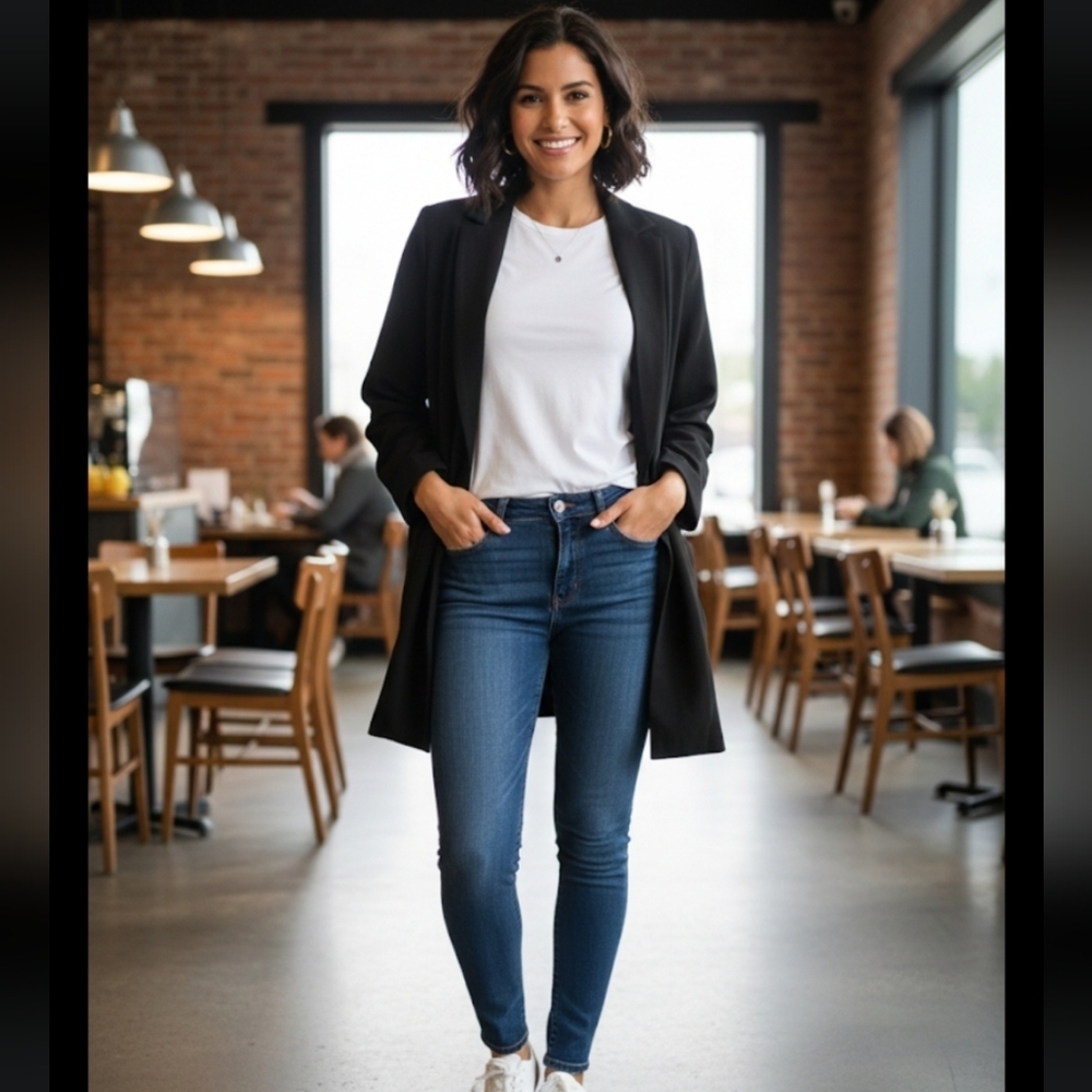 Eileen Fisher 100% Silk Oversized Blazer